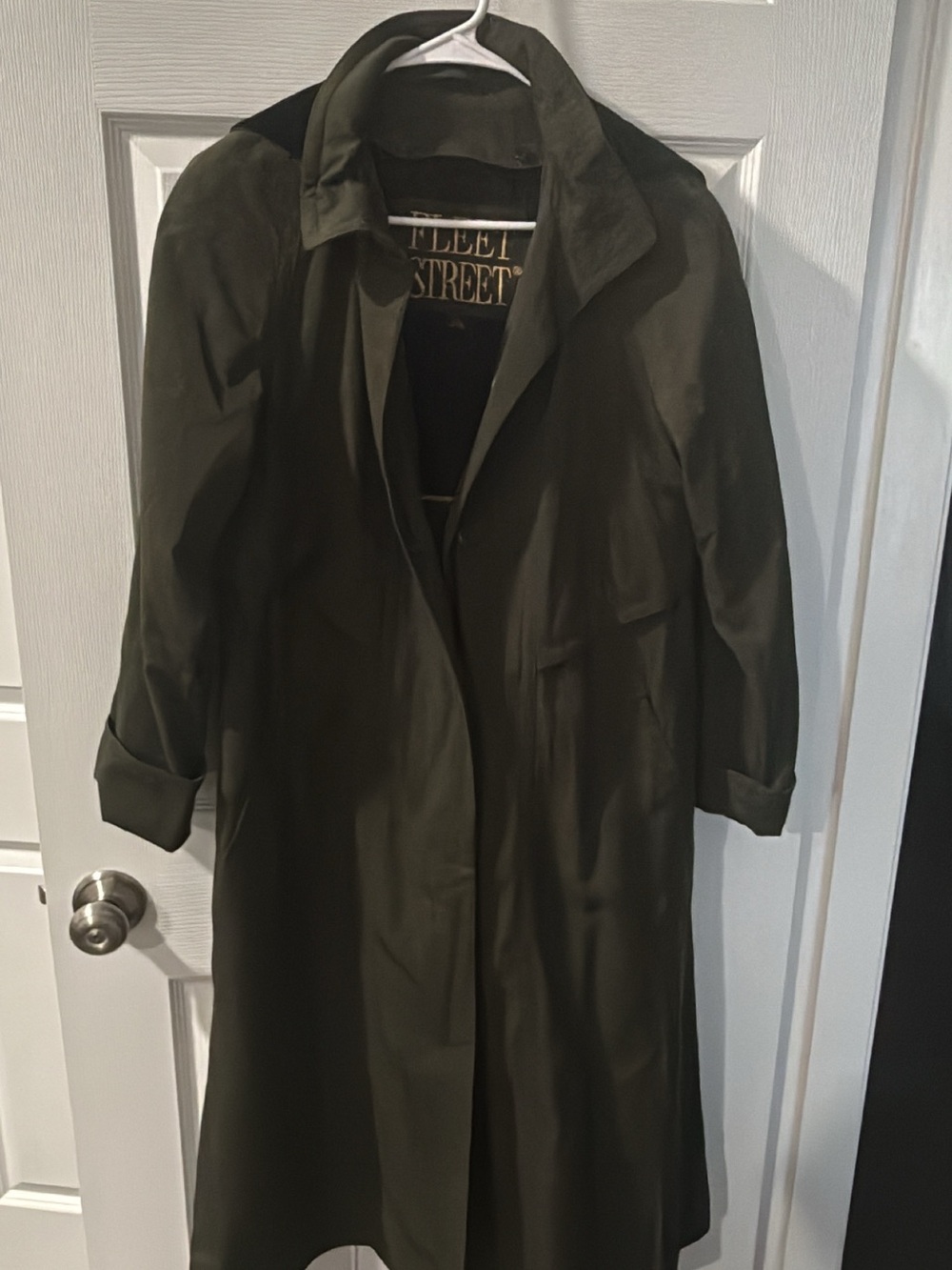 Fleet Street Olive Trench Coat for Women